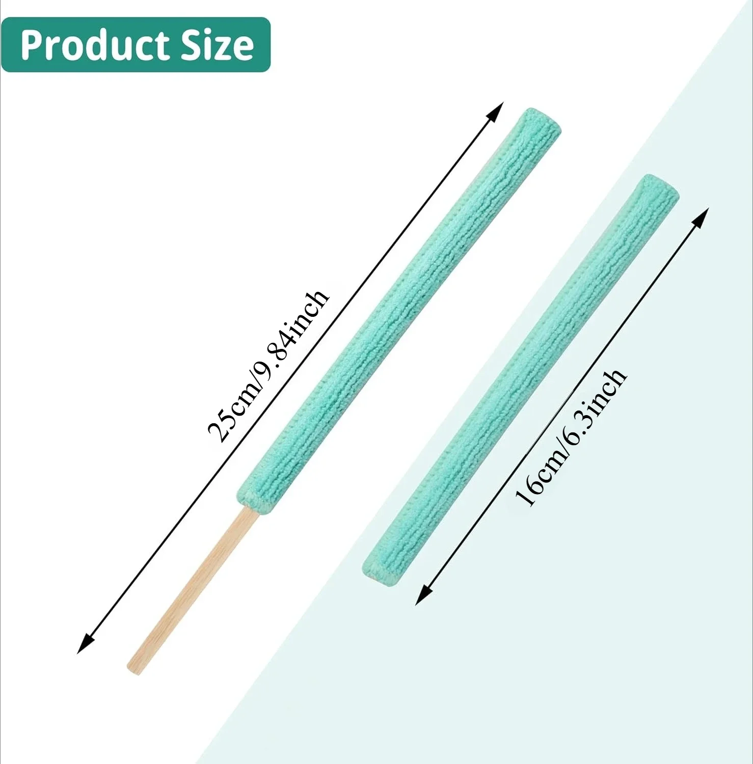 3/6/9 Pack Mini Handheld Microfiber Duster Set, Washable Small Feather Duster for Blinds, AC Vents, Car Interior & Gaps