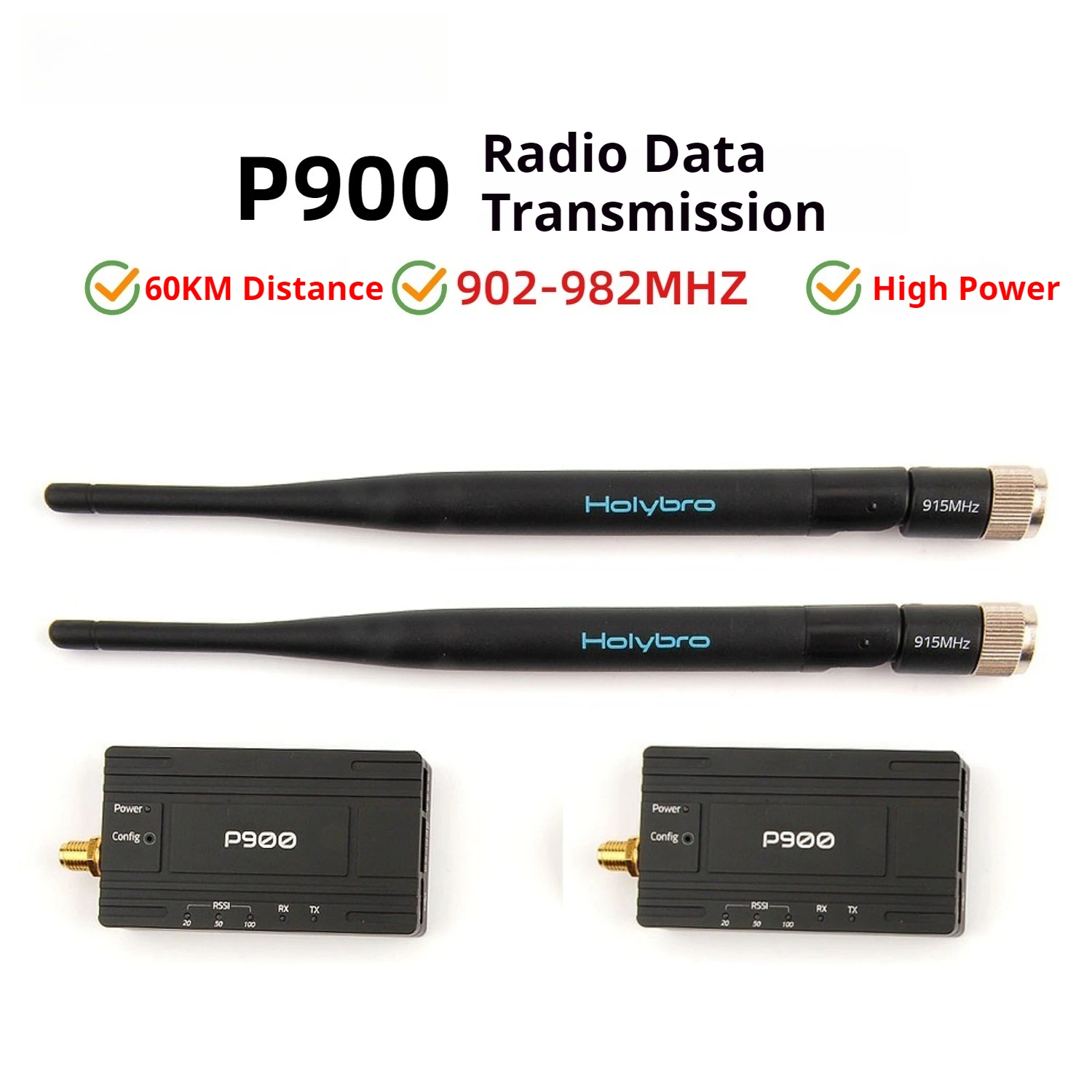 

Holybro Microhard P900 Radio Data Transmission Radio, Used for PIX PIXHAWK 4 6C Flight Control