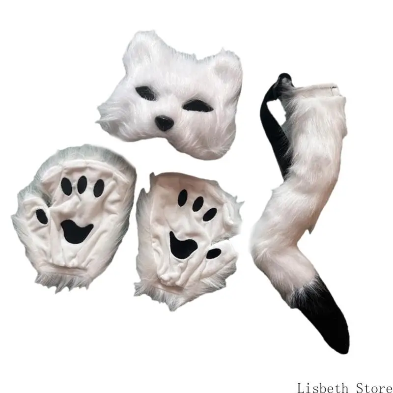 124A Adult Kid Animal Fancy Costume Accessories Cats Cosplay Halloween Costumes