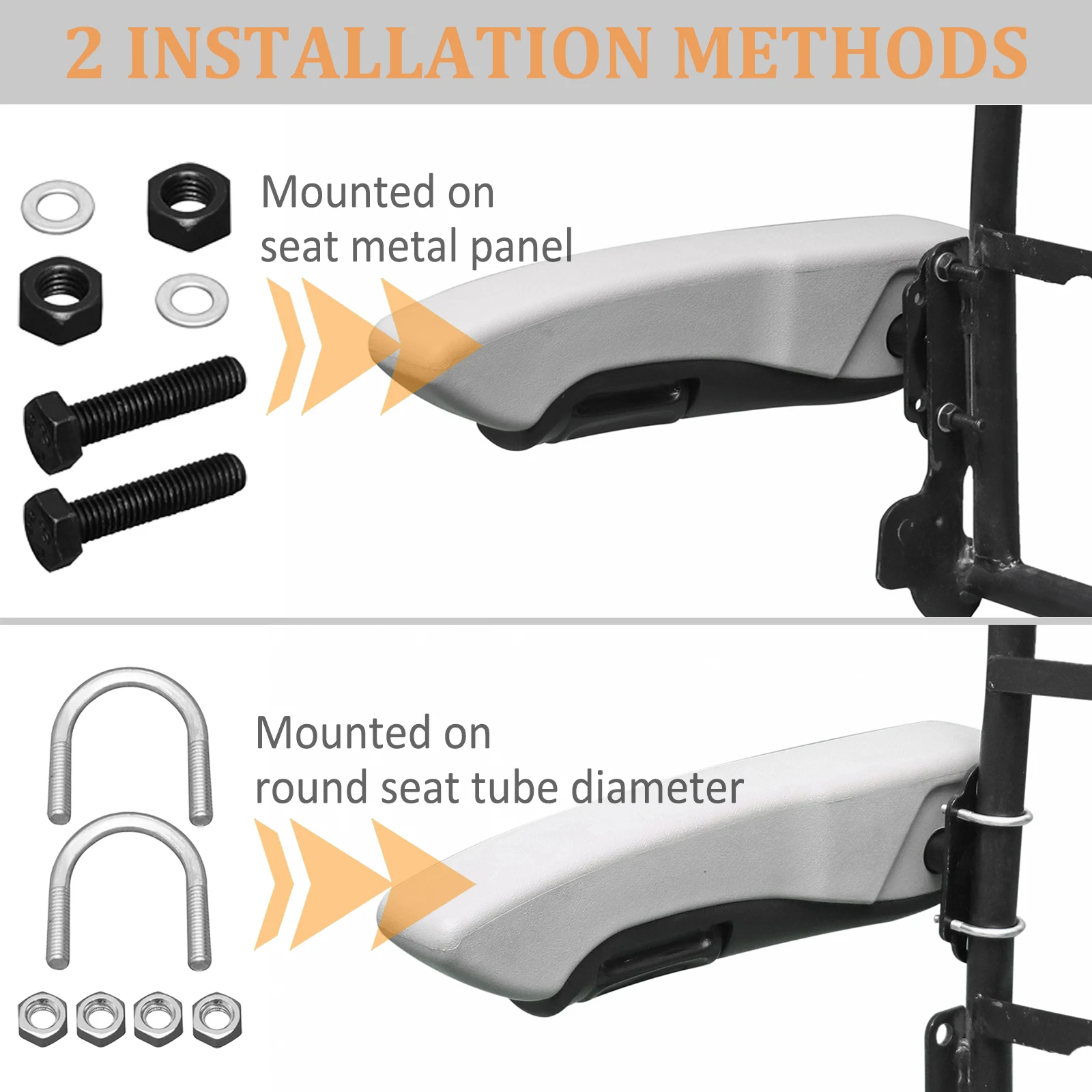 مسند ذراع مقعد HWHONGRV ملحقات مسند ذراع مقاومة للاهتراء قابلة للتعديل، مناسبة لمساند ذراع مقعد التقاط RV لشاحنة السيارة #4