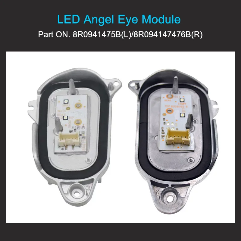 8R0941475B 8R0941476B LED Angel Eyes Module for Audi Q5 2013-2017 Plug and Play LED DRL Light Modules 8R0941475B 8R0941476B