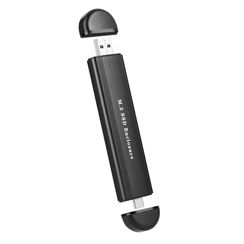 

GFR5-M.2 NVMe/SATA Адаптер корпуса SSD с двумя протоколами, алюминий-черный