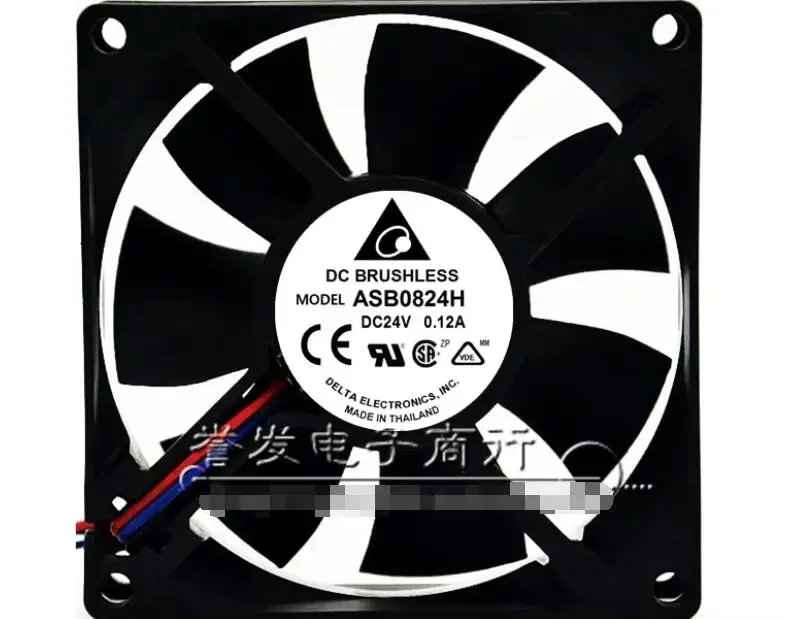 

Ltsf For Delta Electronics ASB0824H DC 24V 0.12A 80x80x25mm 3-Wire Server Cooling Fan 8cm
