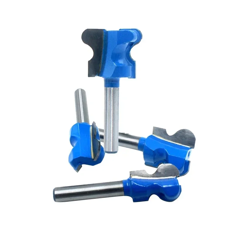 6mm 1/4" Shank 6.35mm Double Finger Router Bits for Wood Milling Cutter Industrial Grade Bit Woodworking Tools MC01160