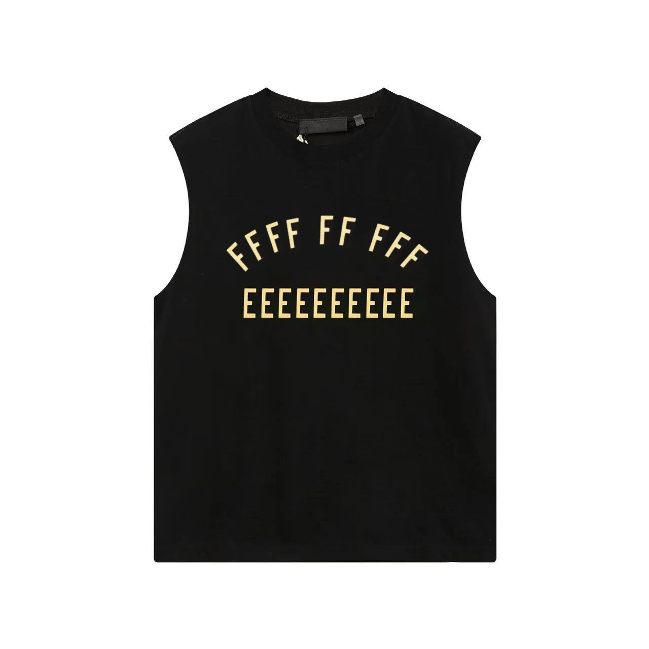 FW24 Trendy Heren Korte Mouwen Pak Klassiek Design Borst Boog Letter Logo T-shirt High Street Couple Vest Top Matchende Set