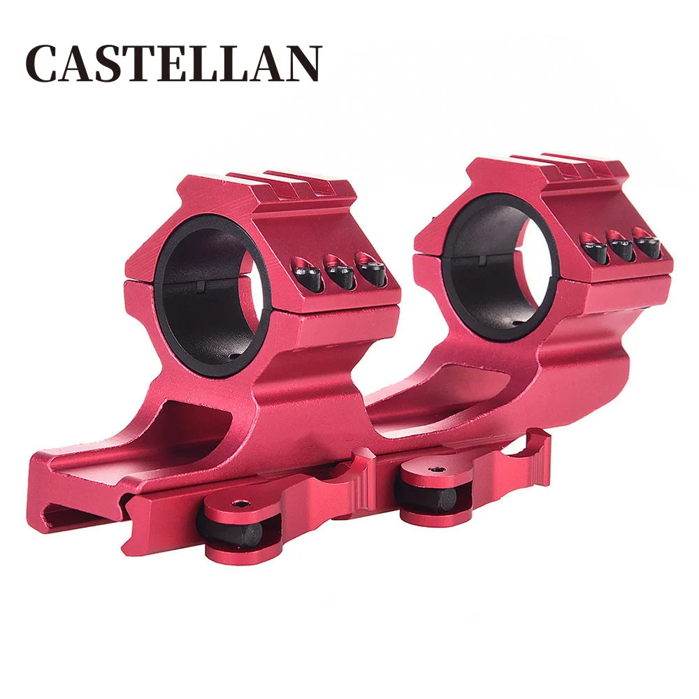 25.4/30mm New Sight Tube Clamp with Gasket Connected Quick Release Bracket Aluminum Alloy Sight Extension Integrated
