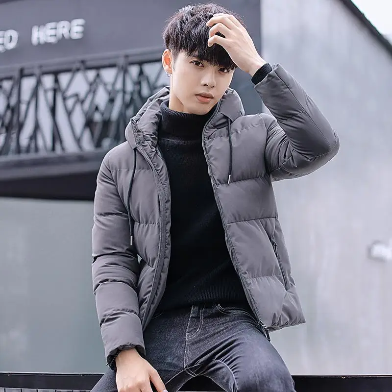 

Мужская зимняя хлопковая куртка Jaet с капюшоном и застежкой-молнией стандартной длины, повседневная верхняя одежда с боковыми сторонами