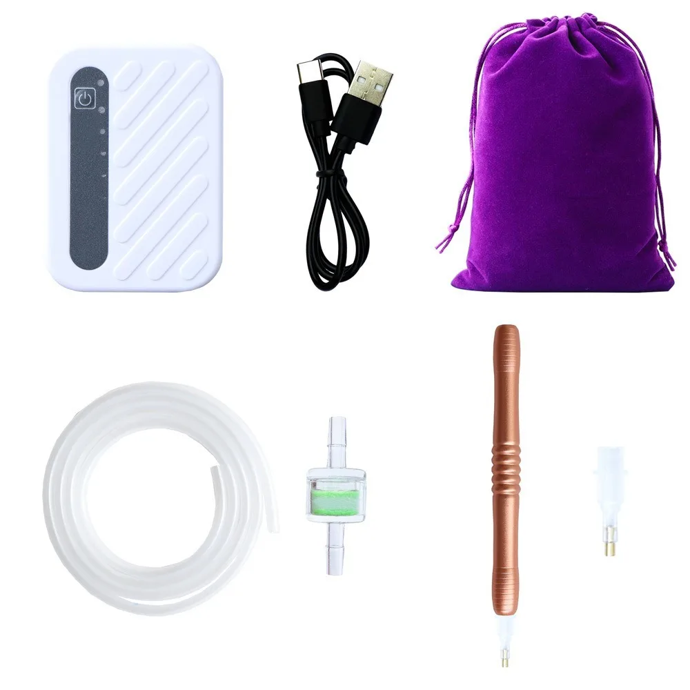 NONE DIY Handwerk Vakuum Diamant Malerei Stift Kits Langlebige und stabile Perlenplatten Diamant Malerei Werkzeug Ablagefach USB-Kabel 8