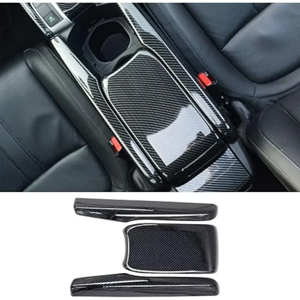 Honda Civic 2016-2021 10th generation carbon fiber trim cover trim decal armrest cover center console cover car interior