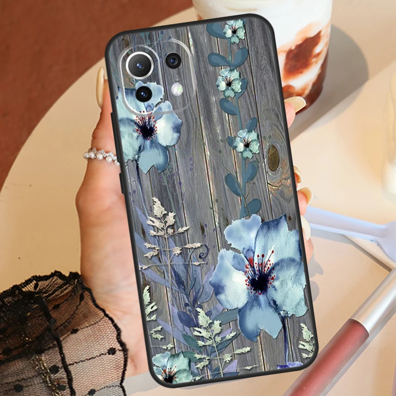 Western Rustic Barn Wood Lace For Xiaomi 13 Ultra 12 Lite 11T 12T 13T Pro 12X POCO F5 X5 X3 Pro X4 F4 GT M5 M5s F3 Case