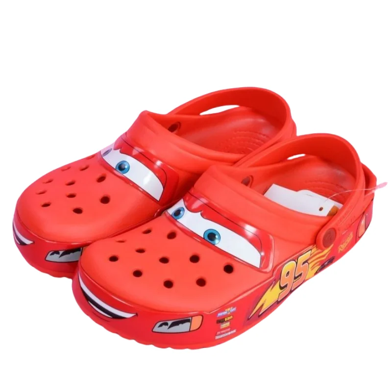 McQueen Cars anime cartoon men's and women's shoes new Baotou beach sandals creative peripheral outdoor casual flat shoes gifts