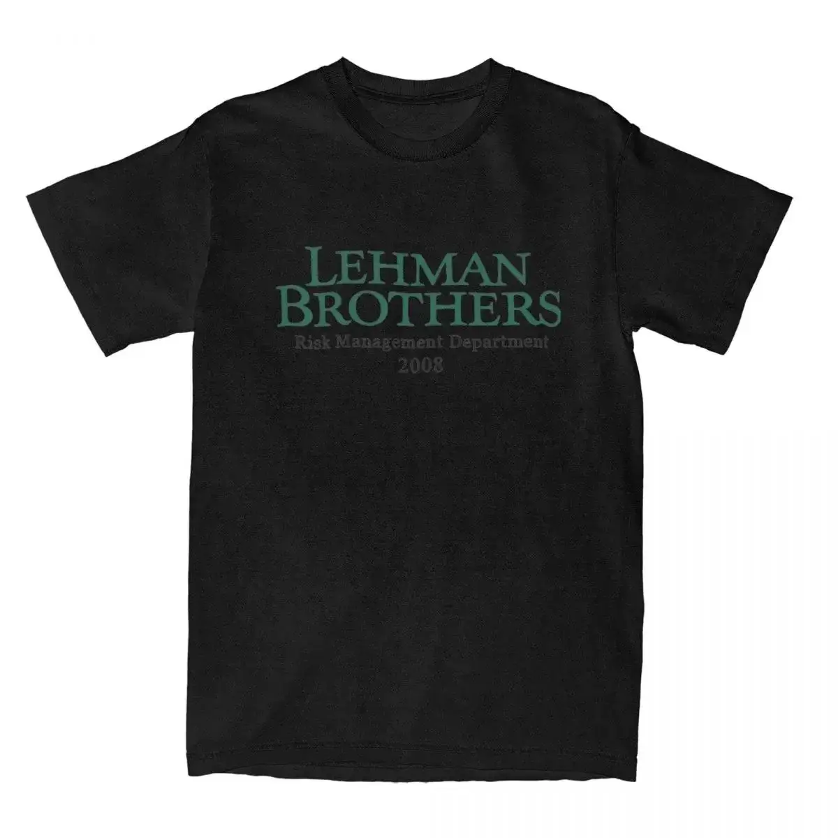 Lehman Brothers Risk Management T Shirts Bank Hippie Y2k T Shirt Sports Beach Tops Casual Loose Short Sleeve Print Tees Unisex