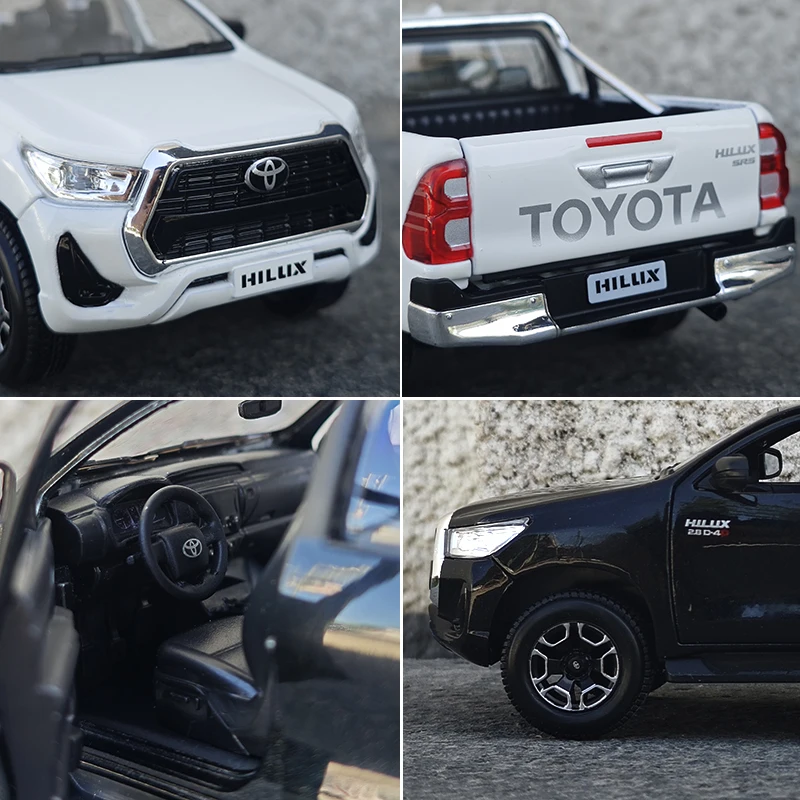 Maisto 1:27 Toyota Hilux Pickup Liga Carro Diecasts & Veículos de Brinquedo Modelo de Carro Modelo em Escala em Miniatura Carro Para Crianças