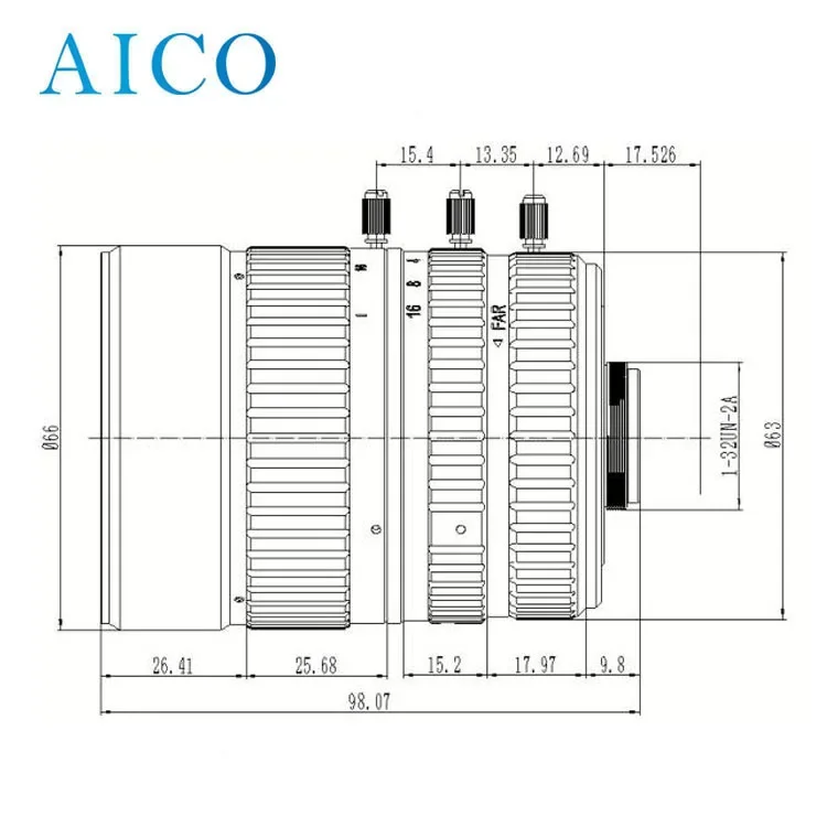 Formato de 1 pulgada 8mp F1.6 iris manual 12-36mm 1in 8mega 4k C montaje varifocal fa cctv lentes de zoom varifocal lente con corrección ir