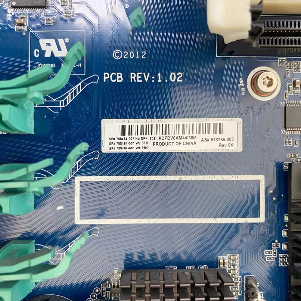 708464-001 Z820 Workstation Motherboard REV:1.02 618266-002 Support V1 CPU