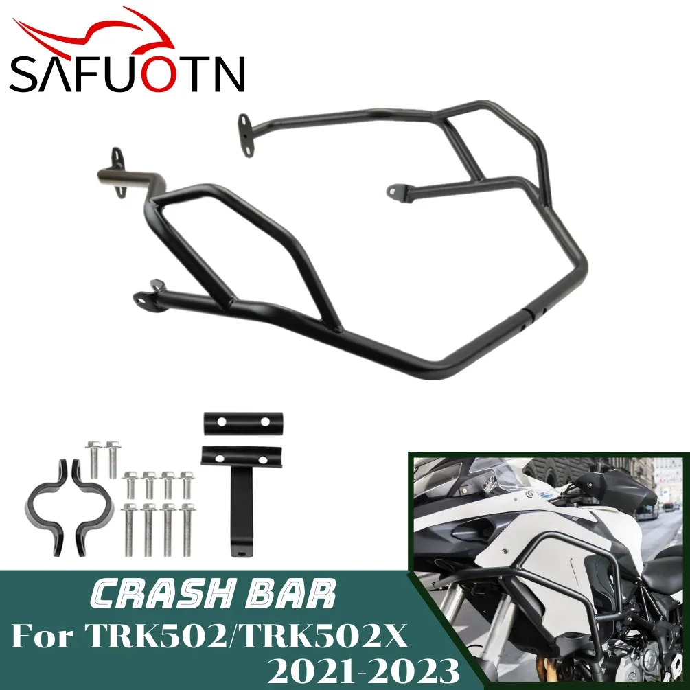 

TRK502 TRK502X Engine Guard Highway Crash Bar For Benelli TRK 502 502X 2021 2022 2023 Motorcycle Frame Protection Bumper Parts