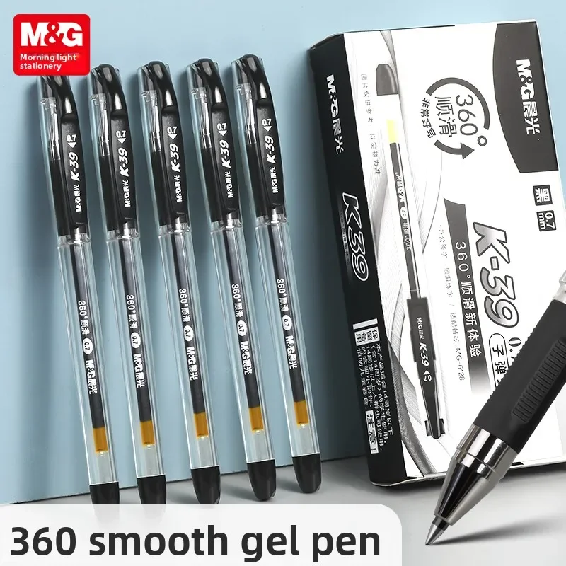 M&G  0.7mm Neutral Pen High end Business Large Capacity Thick Signature Black Calligraphy Water based Pen