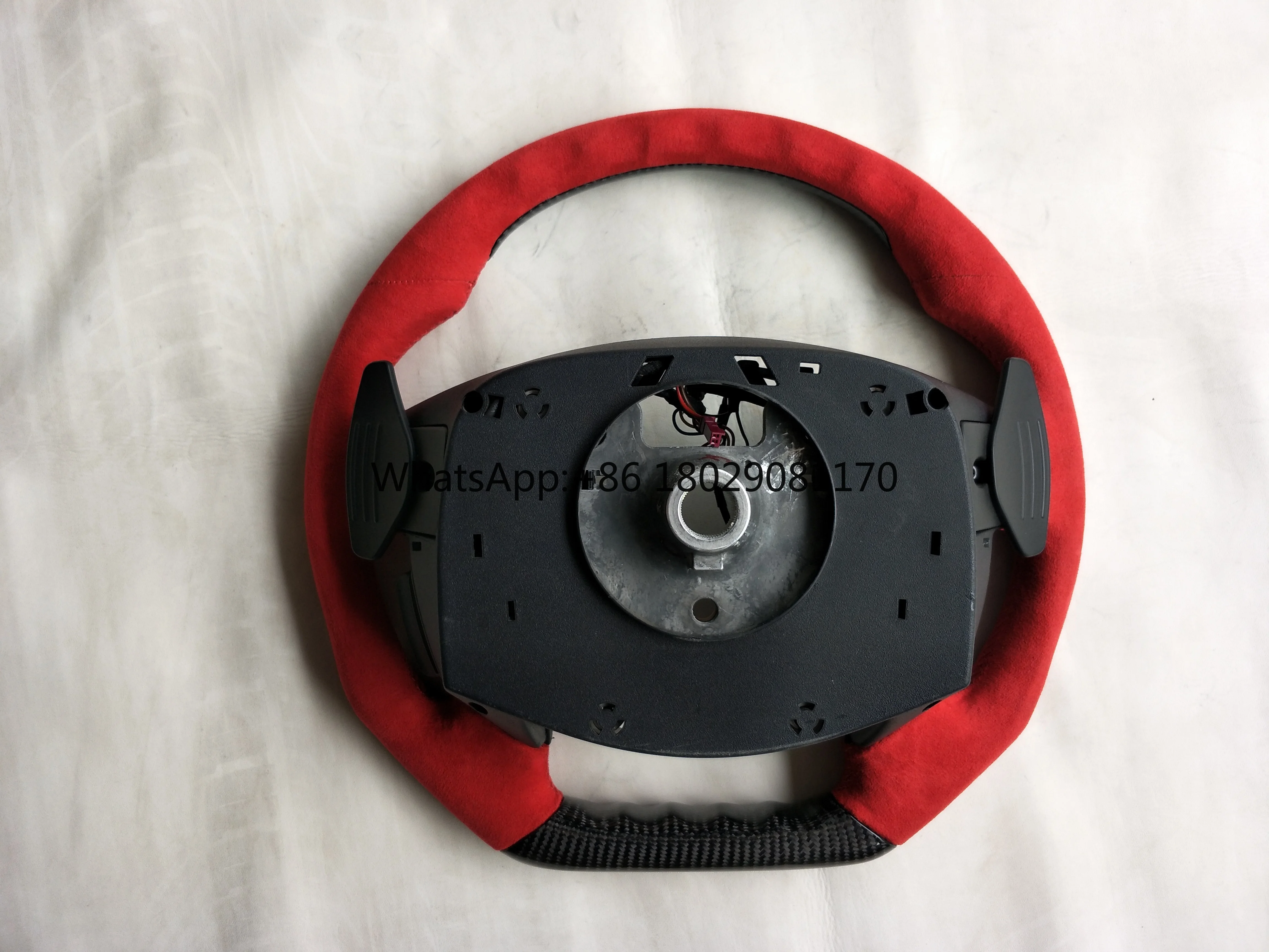 Roda kemudi serat karbon, untuk Range Rover Sport 2010 2011 2012 2013