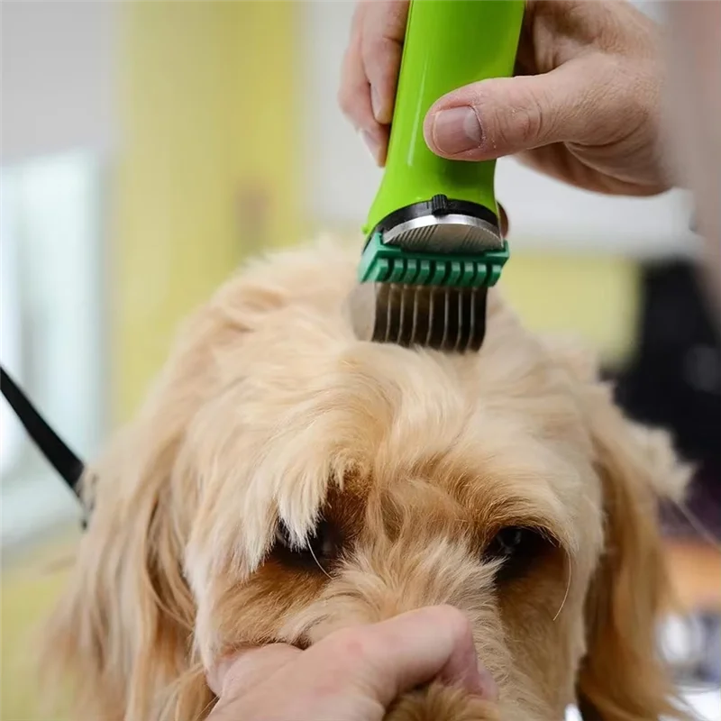 

ABDJ-Pet Dog Cat Horse Metal Combs Set Stainless Steel Attachment Guide Comb For Wahl's Bravura, Arco, 5 Style Groom