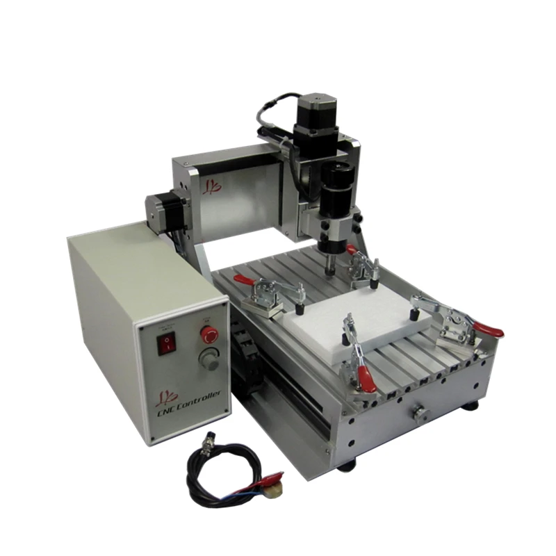 3020Z LYCNC penggilingan pengukir CNC Router ukiran pemotong 500W Port USB 3 sumbu 4 sumbu mesin pertukangan 300*200mm dengan tangki air