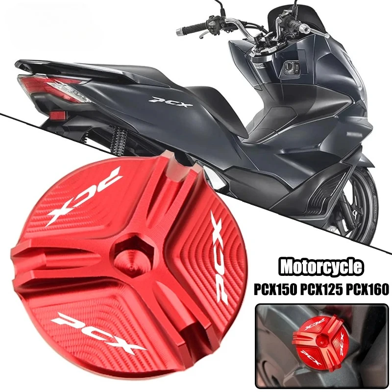 

For HONDA PCX150 PCX125 PCX160 PCX Motorcycle Accessories CNC Aluminum engine oil cap bolt oil filler cap protection