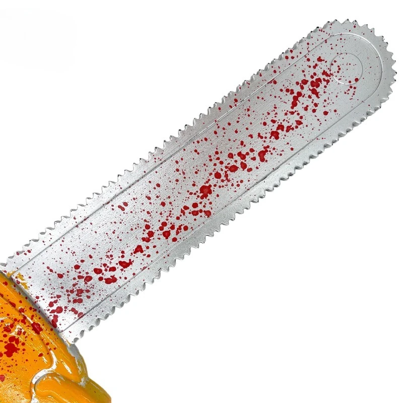 53cm/20.87in Plastics Big Chainsaw Halloween Model Props Cosplay Party Supplies Ornaments Toys Collectible Gifts Room Decoration