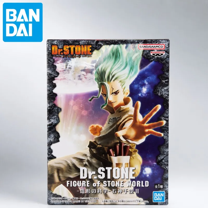 In Stock Bandai Original Bandai Spirits Dr Stone Ishigami Senku Action Figure Model Doll Brand New Boxed Anime Characters Toys
