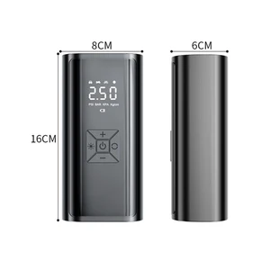 Portable air compressor for car tires, fast inflator, precise pressure, digital display, LED light, power bench 8 Main Air Compressor Sales - №7