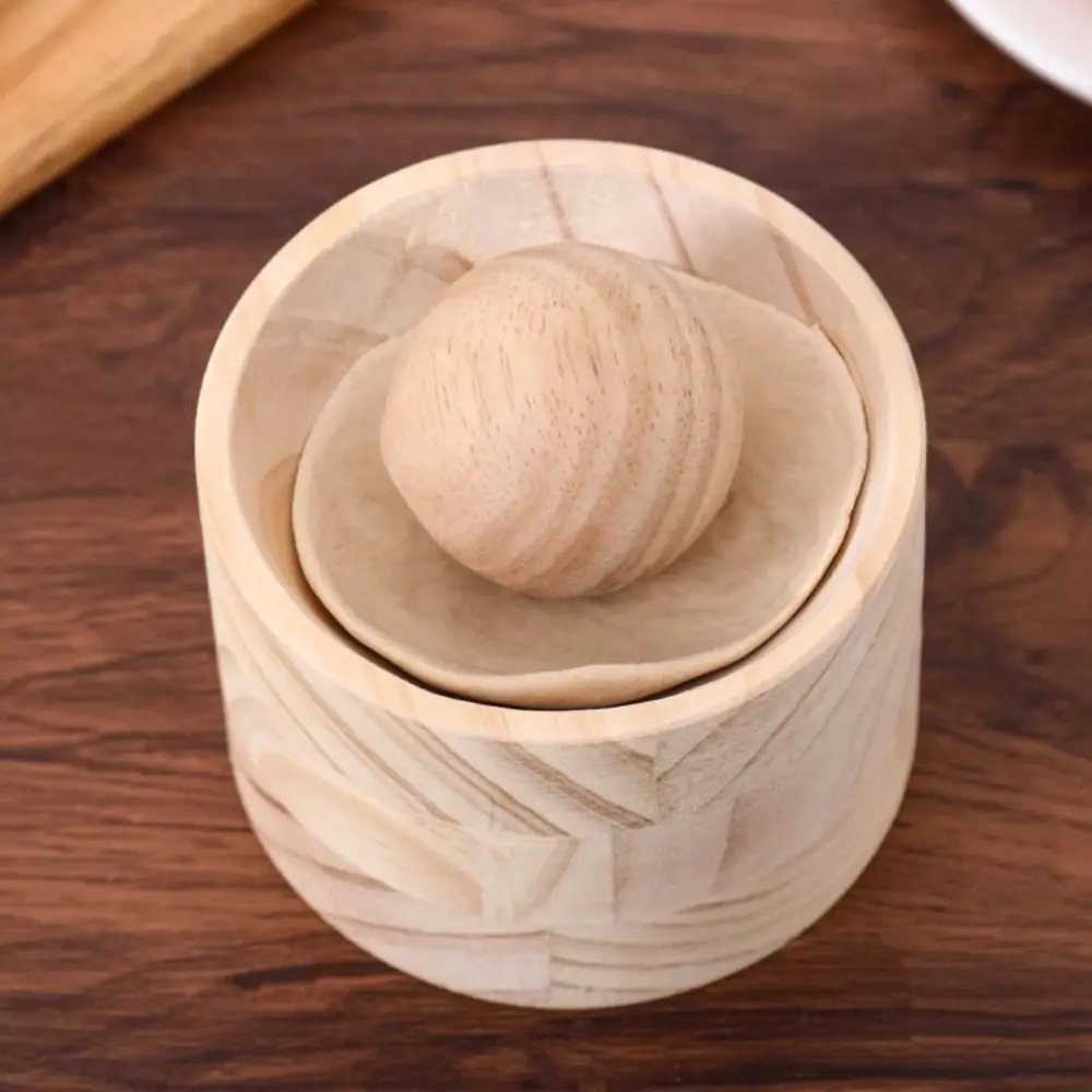 

Household Manual Dumpling Skin Maker Wood Durable Mochi Presser DIY Ravioli Maker Spring Festival