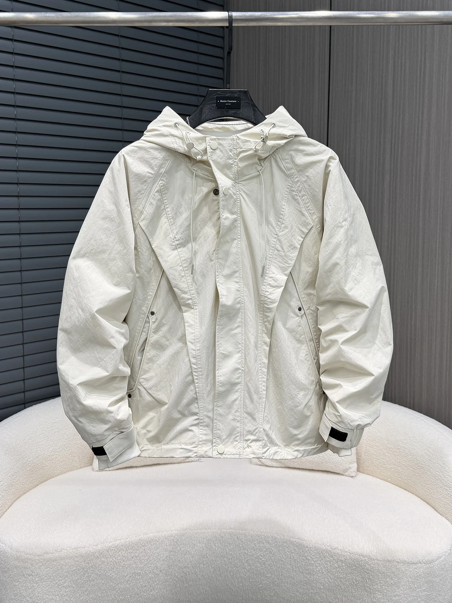 

Мужская повседневная хлопковая куртка с подкладкой, осенне-зимняя, новая, свободного кроя, универсальная, спортивная, на молнии, с капюшоном