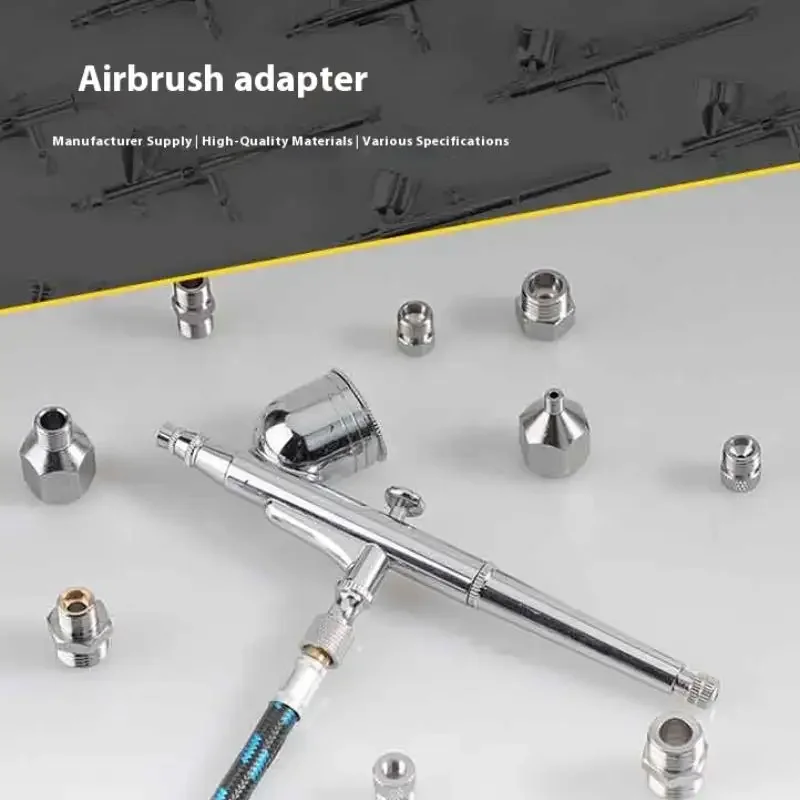 1 Buah Alat Konektor Kopling Suku Cadang Pengganti Aksesori Fitting Adaptor Airbrush untuk Kompresor dan Selang Sikat Udara