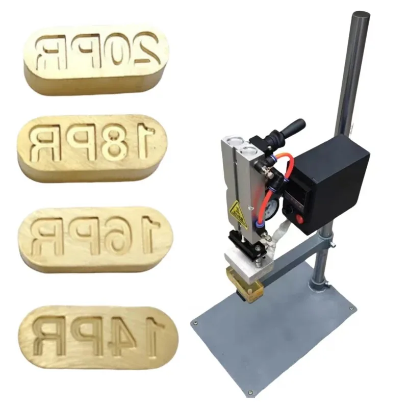 Quick Semi-automatic Cylinder Hot Foil Stamping hine Car Tire Date Number Printing Eming Easy to Operate