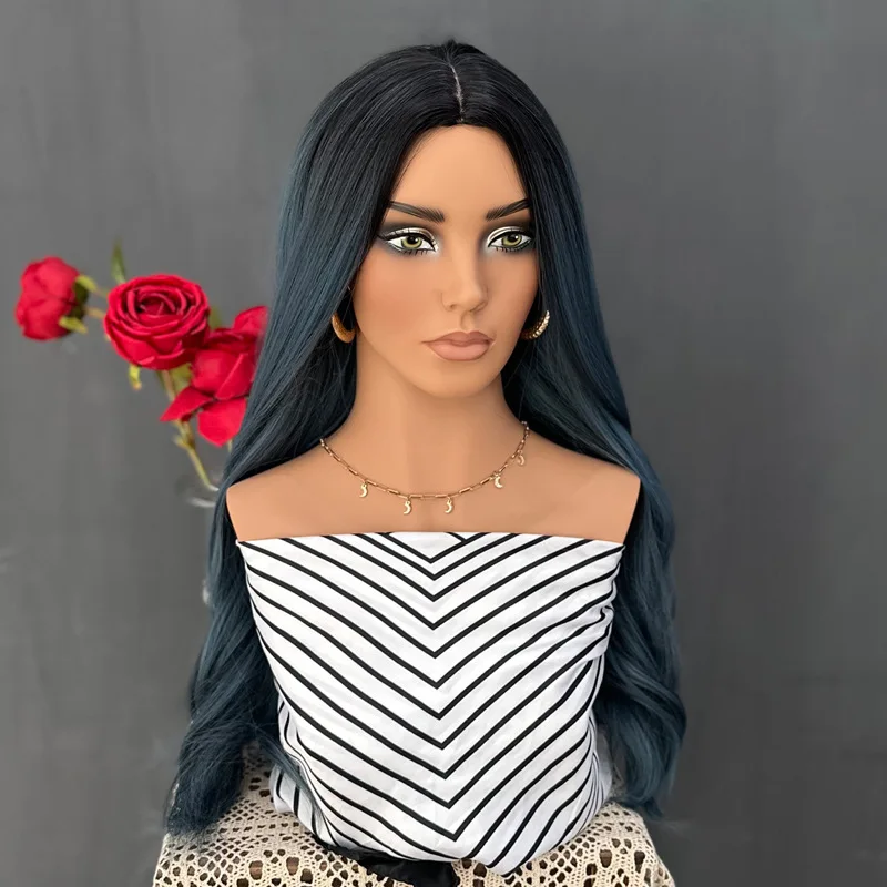 

High Grade European and American Head Mannequin for Wig Display Detachable Head Rotatable Female Model Head Doll Props