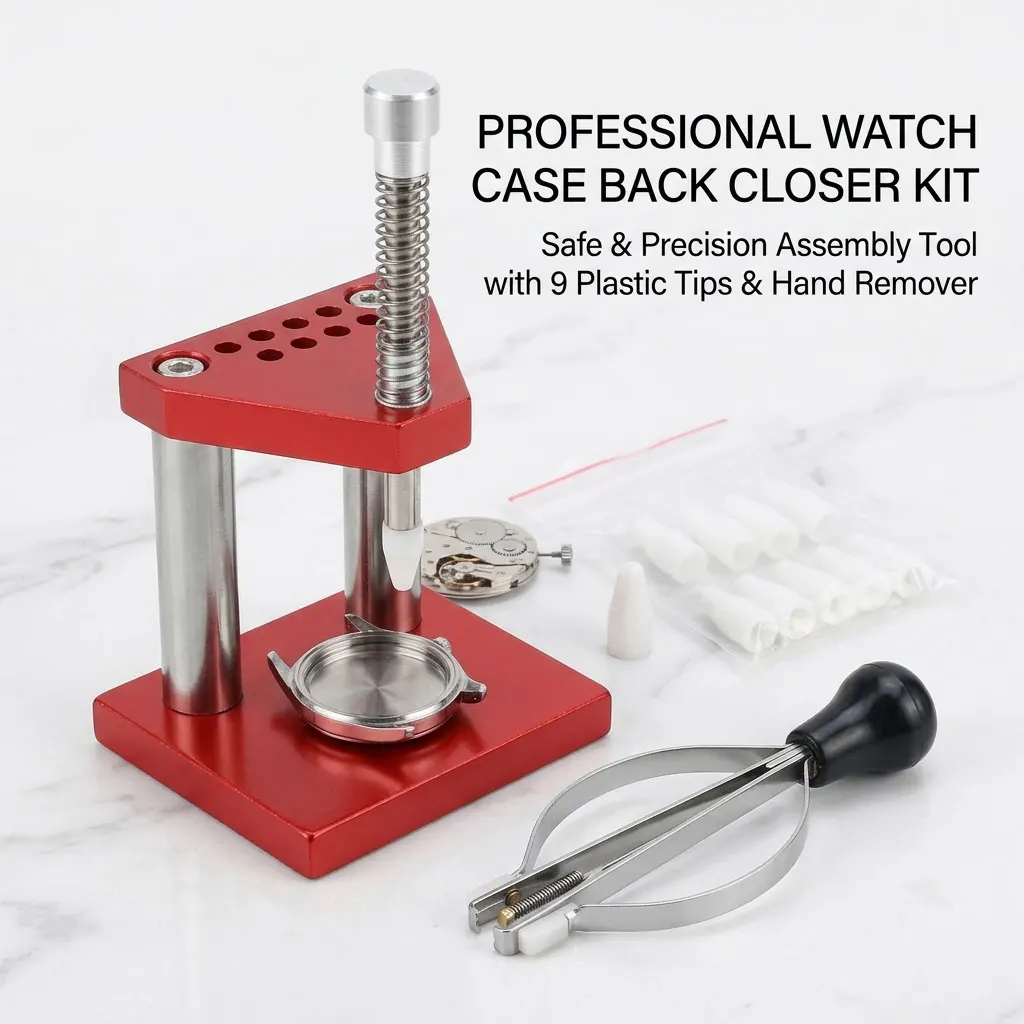 Watch Hand Presser Fitting Press Tool Plunger Puller Remover Hours Minutes Seconds Hand Setting Machine For Wristwatch Repair
