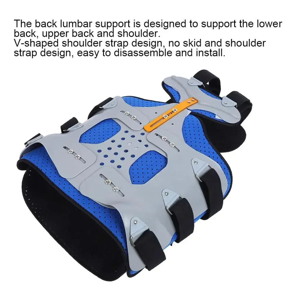 Adjustable Thoracolumbar Orthosis Posture Corrector Rehabilitation Lumbar Shoulder Spine Protection Strap High Position Corset