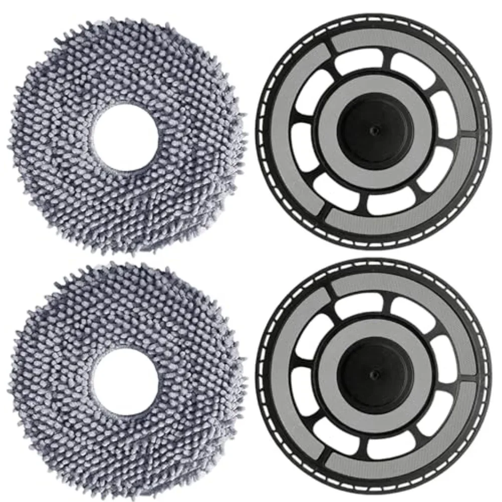 

Mop Bracket Mop Pads Kit For Roborock /QV 35S/Qrevo S5V/Qrevo Edge/Qrevo Edge S5A/Qrevo Curv/Qrevo Curv S5X Robot Vacuum Cleaner