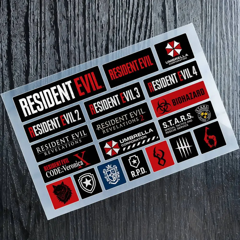 Umbrella Corporation Stickers Auto Body Bumper Windows Motorcycle Laptop Walls Vinyl Decal Car Tuning Accessories