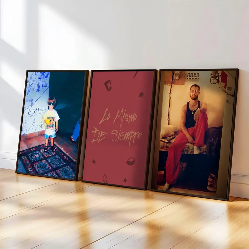 M-Mora Lo Mismo De Siempre Poster, Musik-Album-Cover für Zimmer, Leinwandgemälde, Kunstdruck, Heimwanddekoration, Bild, Geschenk