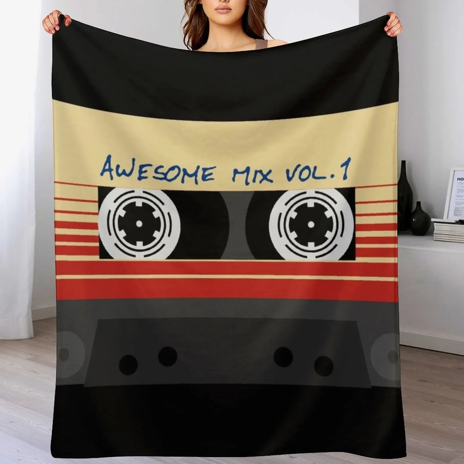 

Awesome Mixtape Vol 1, Tape, Music, Retro Throw Blanket Comforter Kid'S Multi-Purpose Blankets