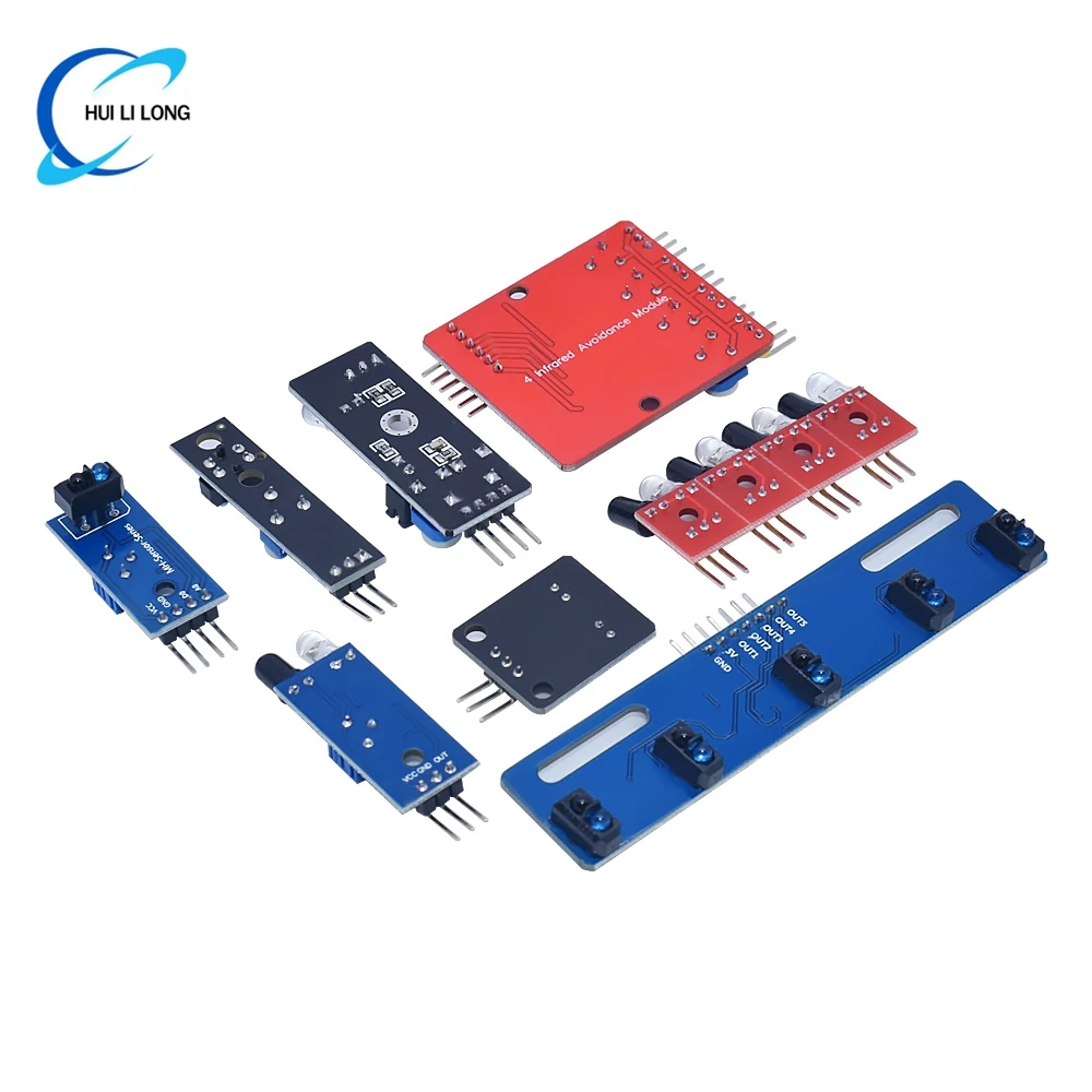 Picture 3: Four Road  Infrared Detector Tracking Transmission Line Obstacle Avoidance Sensor Module for Arduino Diy Car Robot