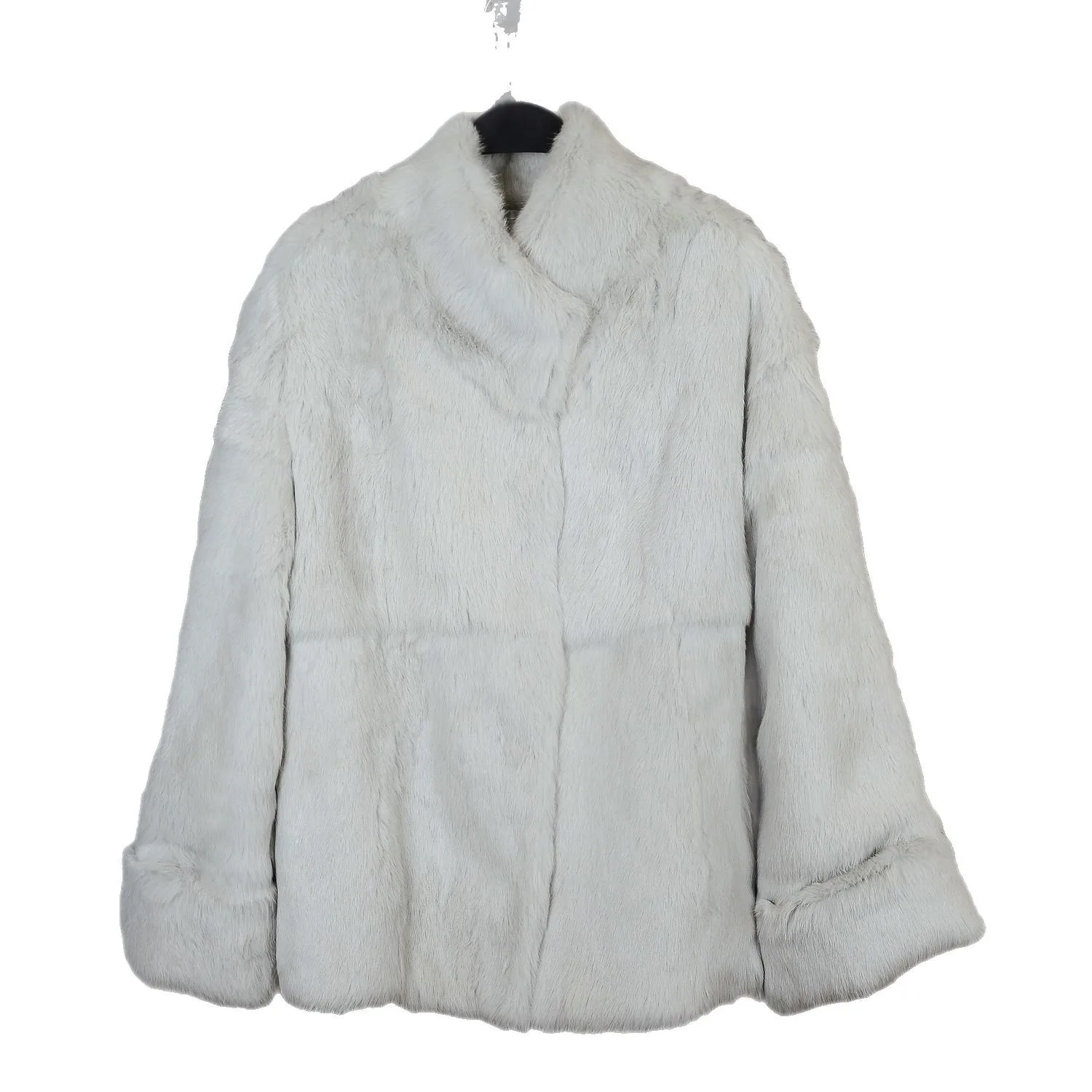 Cappotto di pelliccia di coniglio di alta qualità di vendita caldo per le donne Pelliccia di visone di peluche stile Ins integrata da media a lunga pelliccia sciolta e casual