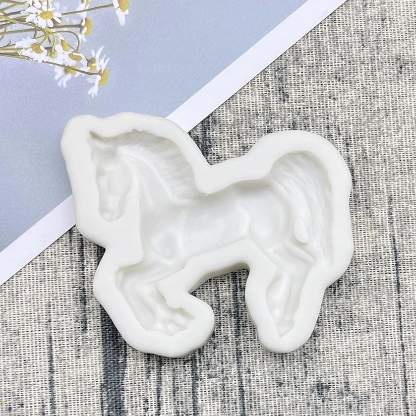 Horse Silicone Cake Baking Mold Sugarcraft Chocolate Cupcake Resin Tools Fondant Decorating Tools