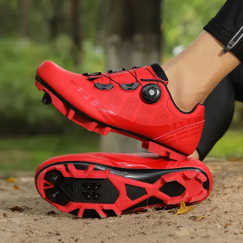 Men Cycling Shoes Bike Professional Fashion Biking Sport Speed MTB Road Unisex Bicycle Cleats Racing Sneakers Rubber Flat Dirt
