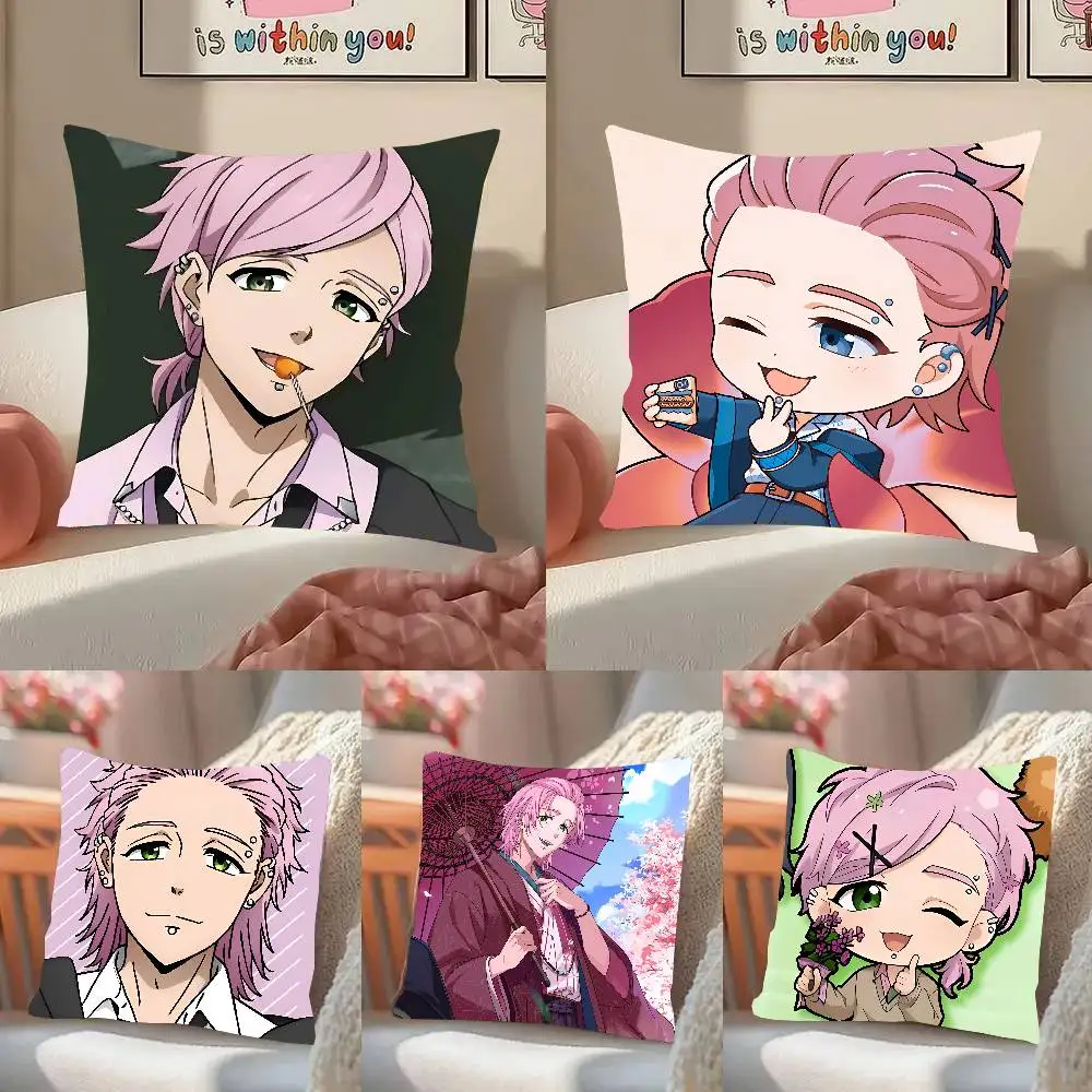 Mitsuki Kiryu Anime WIND BREAKER Pillow Case Fashion Square Pillowcase Bedroom Sofa Room Ins Decoration Leisure