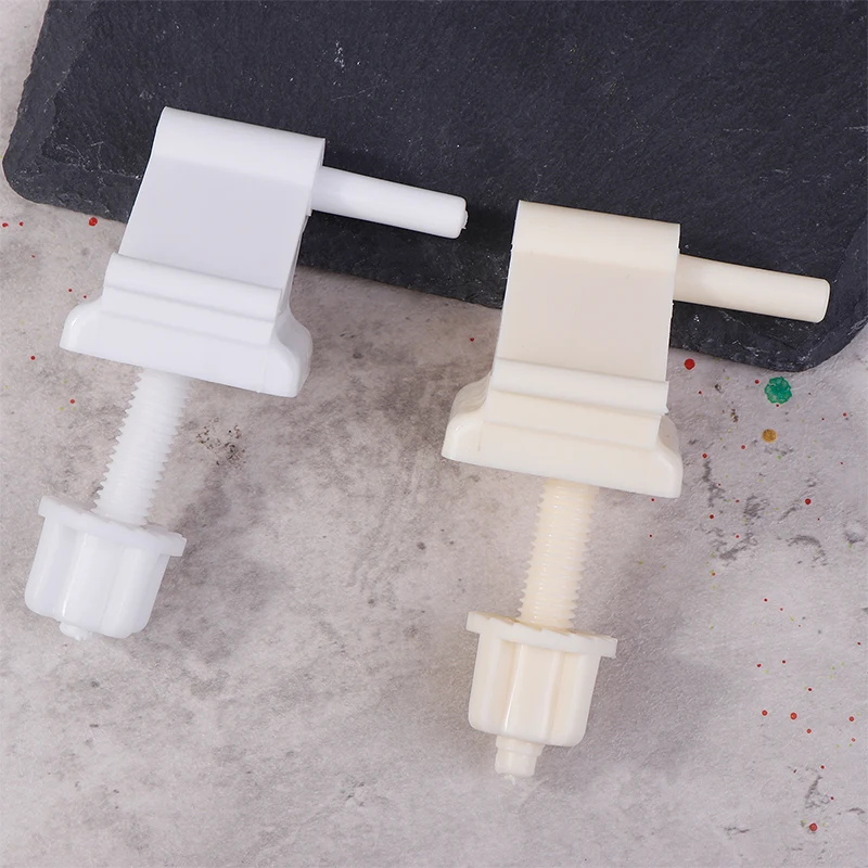 New#Toilet S-eat Hinge Replacement Kit Toilet Lid Accessories Fixed Screws Nut Toilet Cover Hinges For Most Toilet Seats