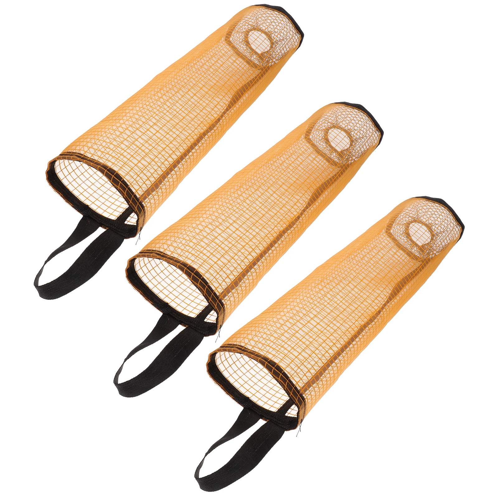 

3 Pcs Kitchen Grocery Holder Trash ganizer Multi function Nylon Bag Dispenser Household Storage Reusable Plastic