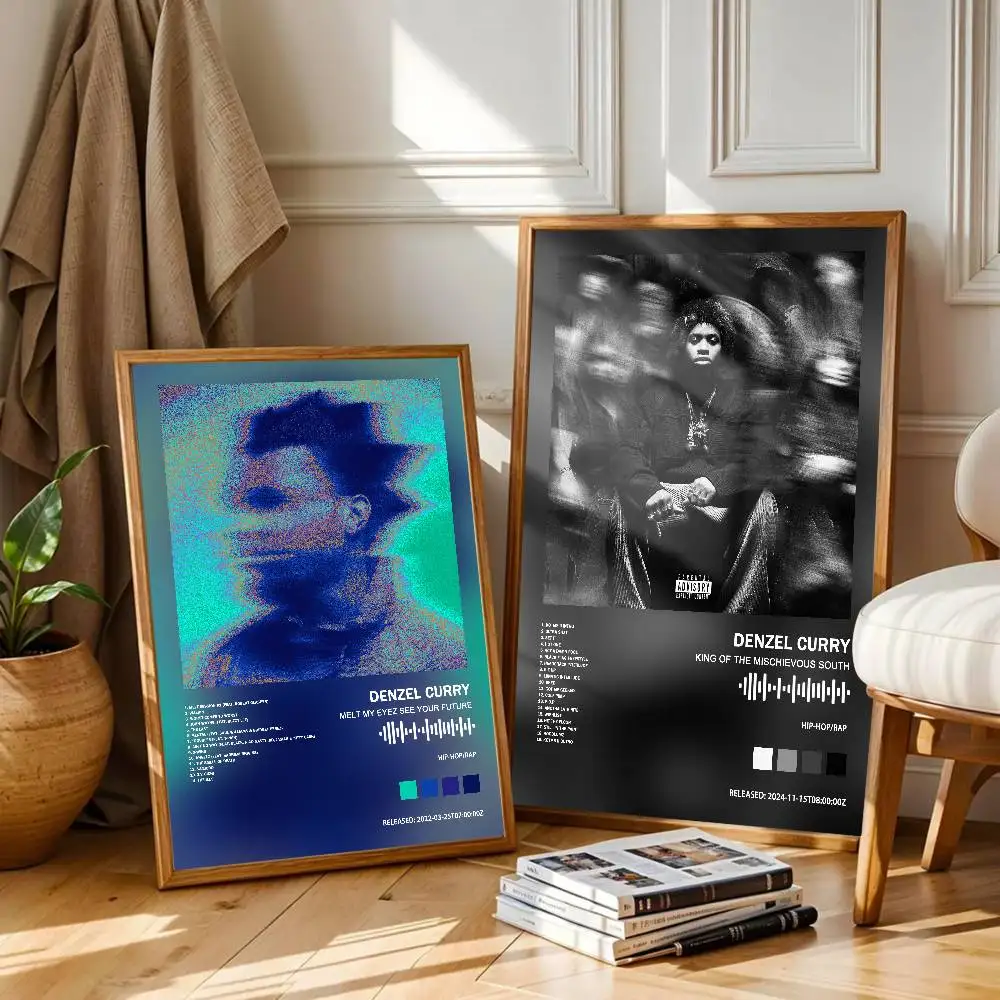 Denzel Curry  Album Cover Poster Self-Adhesive Art Waterproof Paper Sticker Coffee House Bar Room Wall Decor