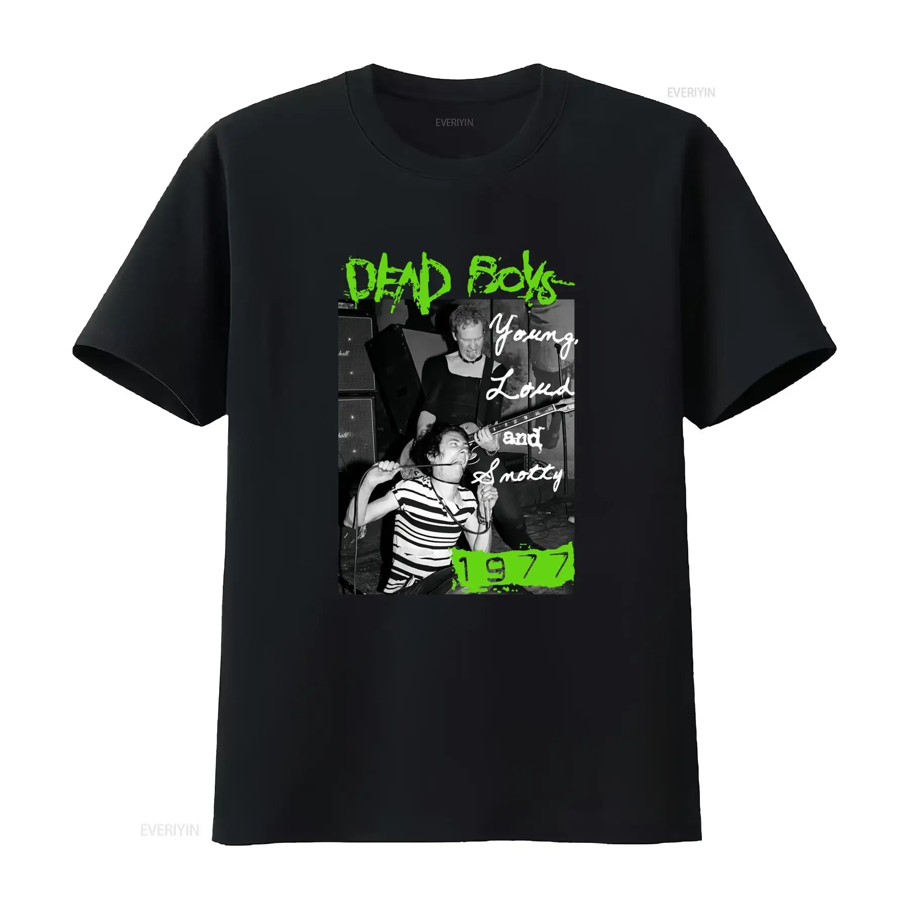 Dead Boys Punk Rock Vintage 1977 T Shirt Mens Stiv Bators CBGB Style S 5XL vintage Washed streetwear Stretched Versatile