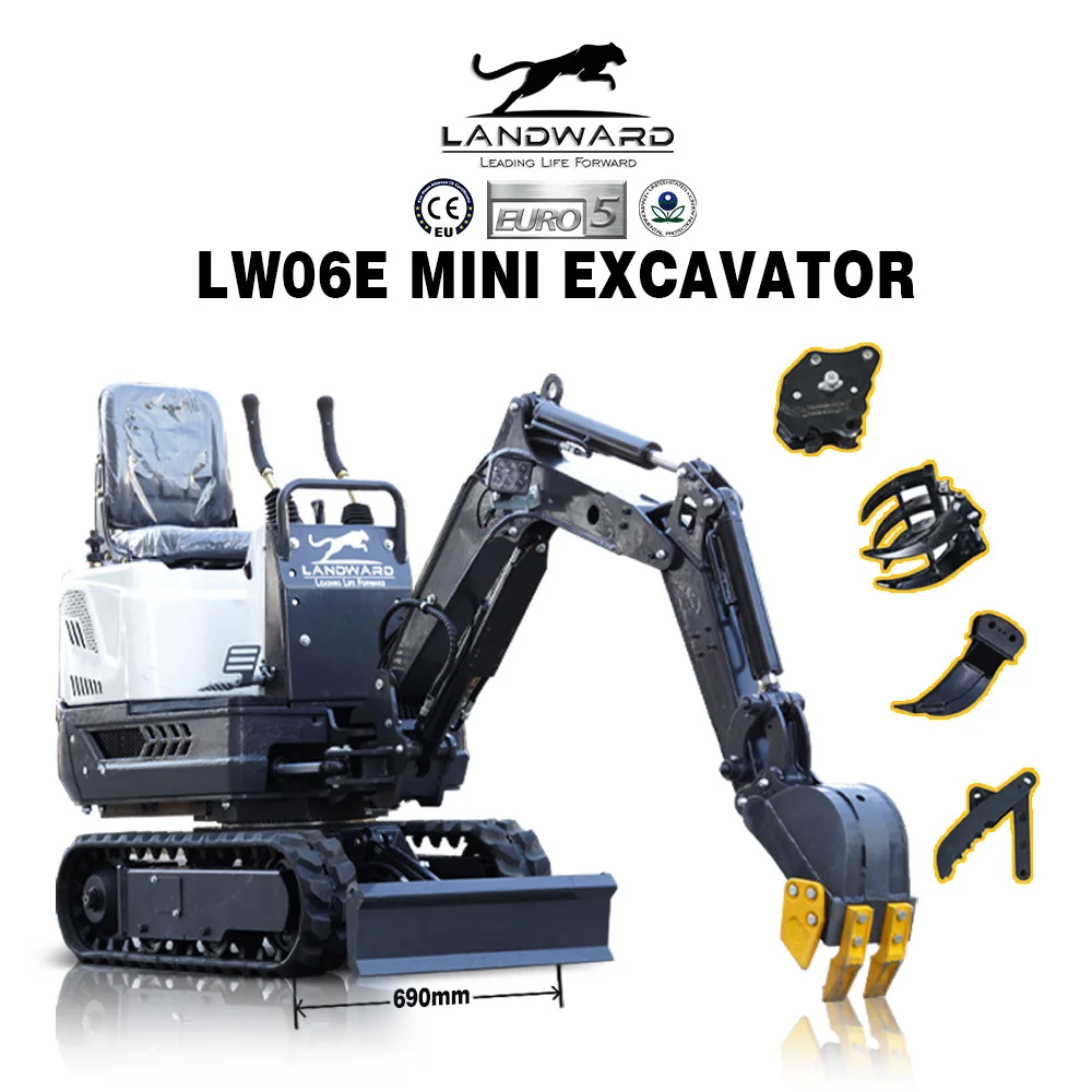 حفار صغير هيدروليكي زراعي 2000 كجم مبيعات المصنع مباشرة ديزل رابيد باجر 1.8 طن EPA/اليورو 5 حفارة صغيرة مخصصة