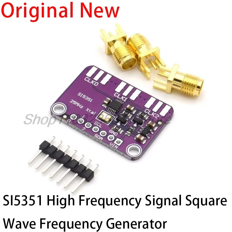 DC 3V-5V CJMCU-5351 Si5351A Si5351 I2C Clock Generator Breakout Board Module Signal Generator Clock 8KHz-160MHz For Arduino